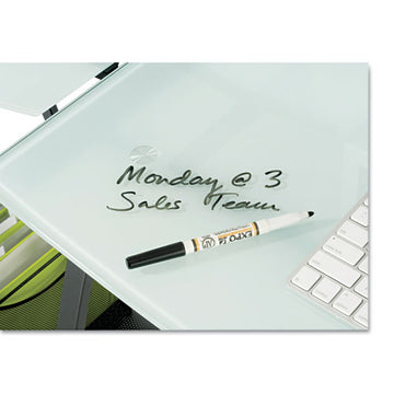 Safco® Xpressions 47" Computer Desk, 47" X 23" X 37", Frosted-black freeshipping - TVN Wholesale